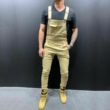 New Mens Denim Jeans Overalls