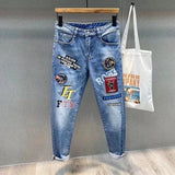 Men Jeans Fashion Street Hip-Hop