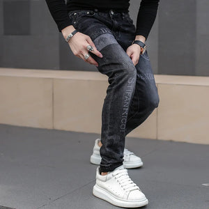 Black Jeans For Men Fashion Street Hip-Hop