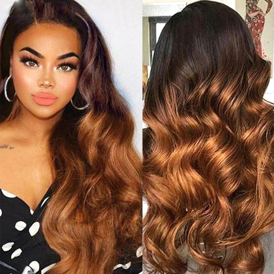 Highlight Body Wave  Lace Front Human