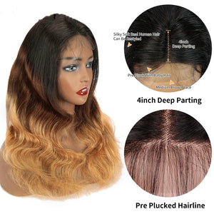 Highlight Body Wave  Lace Front Human