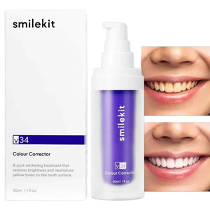 V34 30ml SMILEKIT Purple Whitening