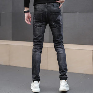 Black Jeans For Men Fashion Street Hip-Hop