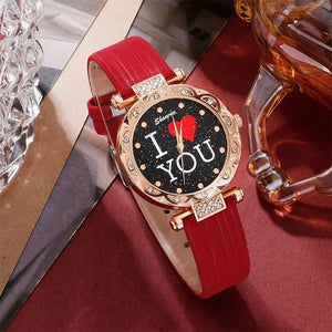 5pcs Set Women Watches Luxury Female