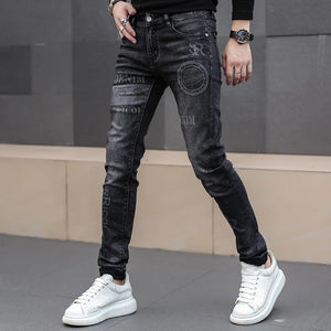 Black Jeans For Men Fashion Street Hip-Hop