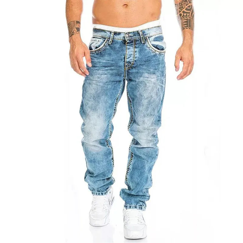 Mens Jeans Brands Straight Stretch Slim