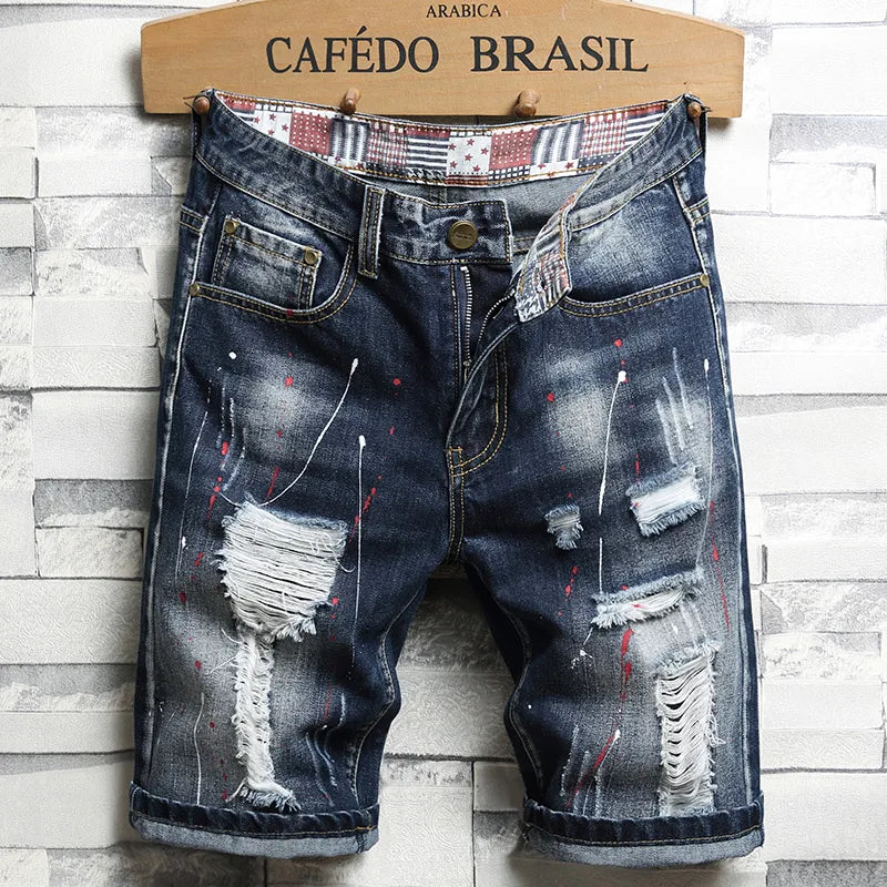 Graffiti Ripped Men's jean