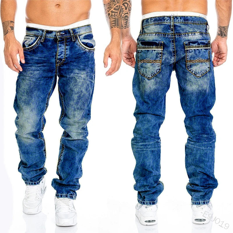 Mens Jeans Brands Straight Stretch Slim