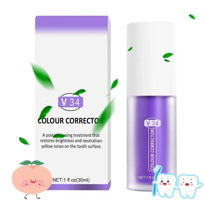 V34 30ml SMILEKIT Purple Whitening