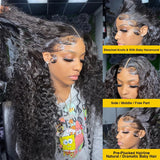 Deep Wave Frontal Wig 13x6 Lace 13x4 Curly Lace Front Human