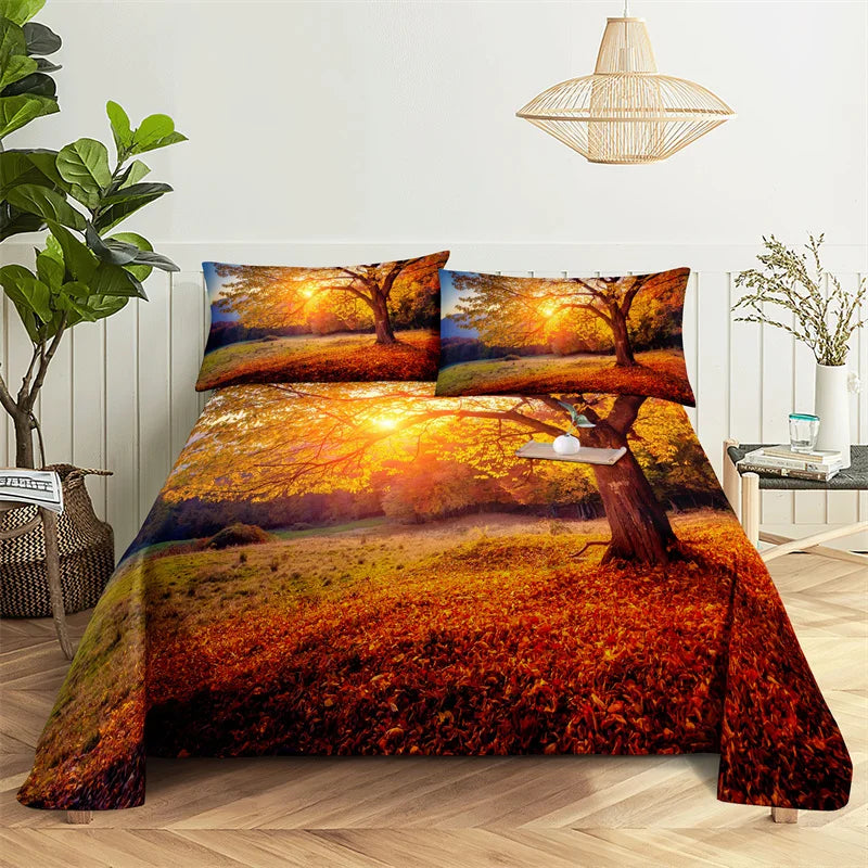 Beautiful Flowers Pattern Bedding Sheet