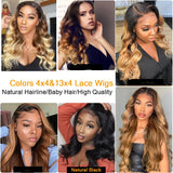 Highlight Body Wave  Lace Front Human